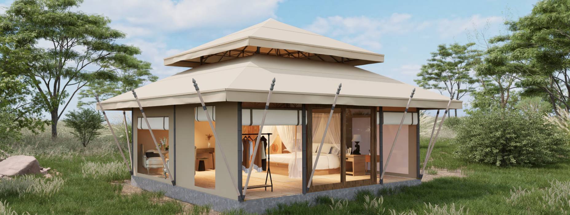 德钦县户外野奢帐篷